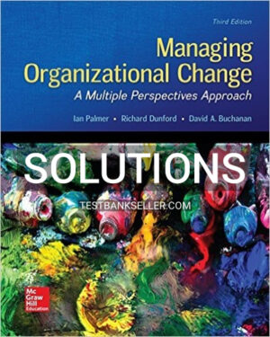 Solutions Manual for Managing Organizational Change A Multiple Perspectives Approach 3rd Edition Palmer