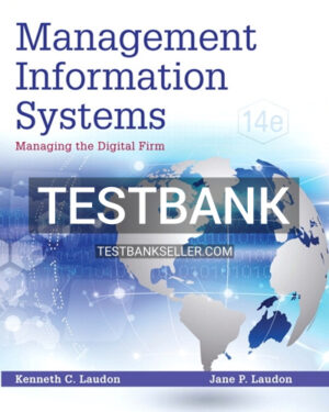 Test Bank for Management Information Systems Managing the Digital Firm 14th Edition Laudon