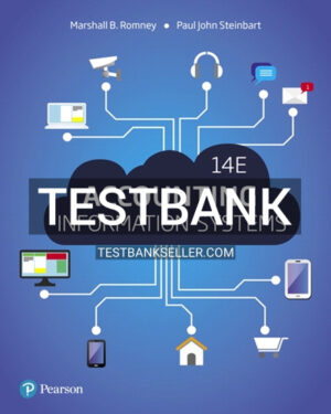 Test Bank for Accounting Information Systems 14th Edition Romney