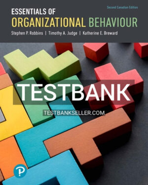 Test Bank for Essentials of Organizational Behaviour 2nd Canadian Edition Robbins