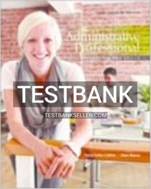 Test Bank for Administrative Professional Procedures and Skills 3rd Canadian Edition Fulton Calkins