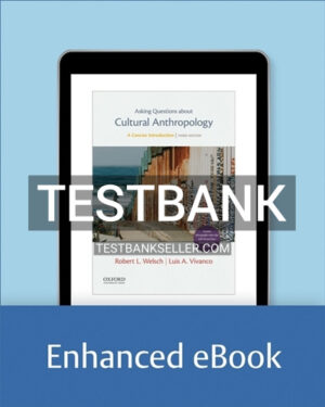 Test Bank for Asking Questions About Cultural Anthropology 3rd Edition Welsch