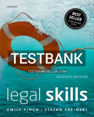 Test Bank for Legal Skills 7th Edition Finch