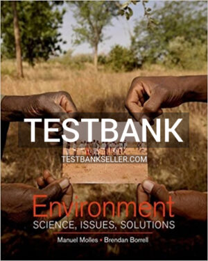 Test Bank for Environment Science Issues Solutions 1st Edition Molles