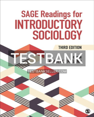 Test Bank for SAGE Readings for Introductory Sociology 3rd Edition McGann