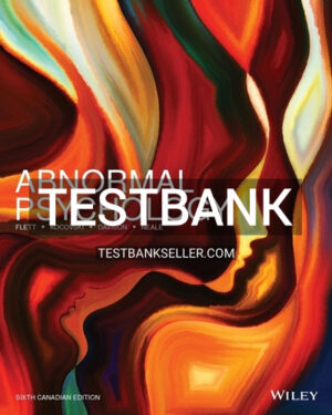 Test Bank for Abnormal Psychology 6th Canadian Edition Flett