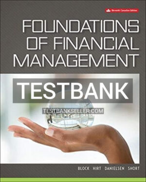 Test Bank for Foundations of Financial Management 11th Canadian Edition Block