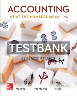 Test Bank for Accounting What the Numbers Mean 11th Edition Marshall