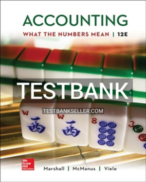 Test Bank for Accounting 12th Edition Marshall