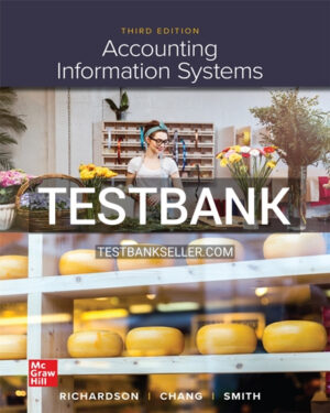 Test Bank for Accounting Information Systems 3rd Edition Richardson