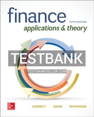 Test Bank for Finance 5th Edition Cornett