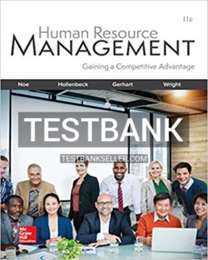 Test Bank for Human Resource Management 11th Edition Noe
