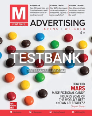 Test Bank for M Advertising 4th Edition Arens