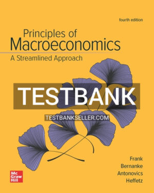 Test Bank for Principles of Macroeconomics Streamlined Approach 4th Edition Frank