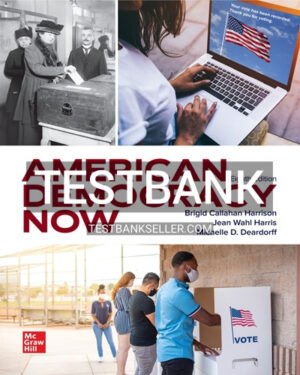 Test Bank for American Democracy Now 8th Edition Harrison
