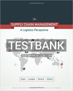 Test Bank for Supply Chain Management A Logistics Perspective 10th Edition Coyle