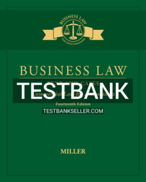 Test Bank for Business Law Text and Cases Commercial Law for Accountants 14th Edition Miller