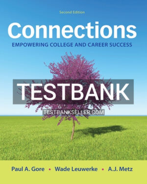 Test Bank for Connections Empowering College and Career Success 2nd Edition Gore