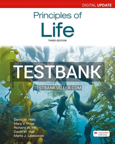 9781319450298-TEST-BANK Test Bank for Principles of Life Digital Update 3rd Edition Hillis