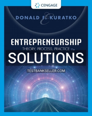 Solutions Manual for Entrepreneurship Theory Process Practice 11th Edition Kuratko