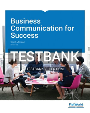 Test Bank for Business Communication for Success Vesrion 2 0 2nd Edition McLean