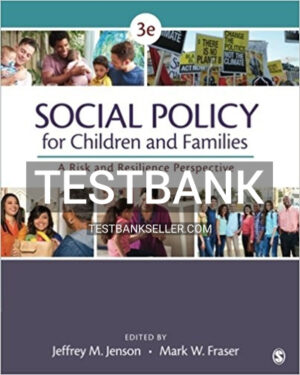 Test Bank for Social Policy for Children and Families A Risk and Resilience Perspective 3rd Edition Jenson