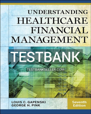 Test Bank for Understanding Healthcare Financial Management 7th Edition Gapenski